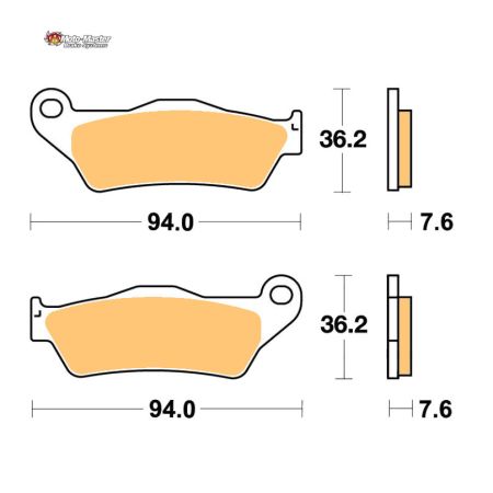 Frein - Plaquette - Avant - Motomaster - TT600, ...