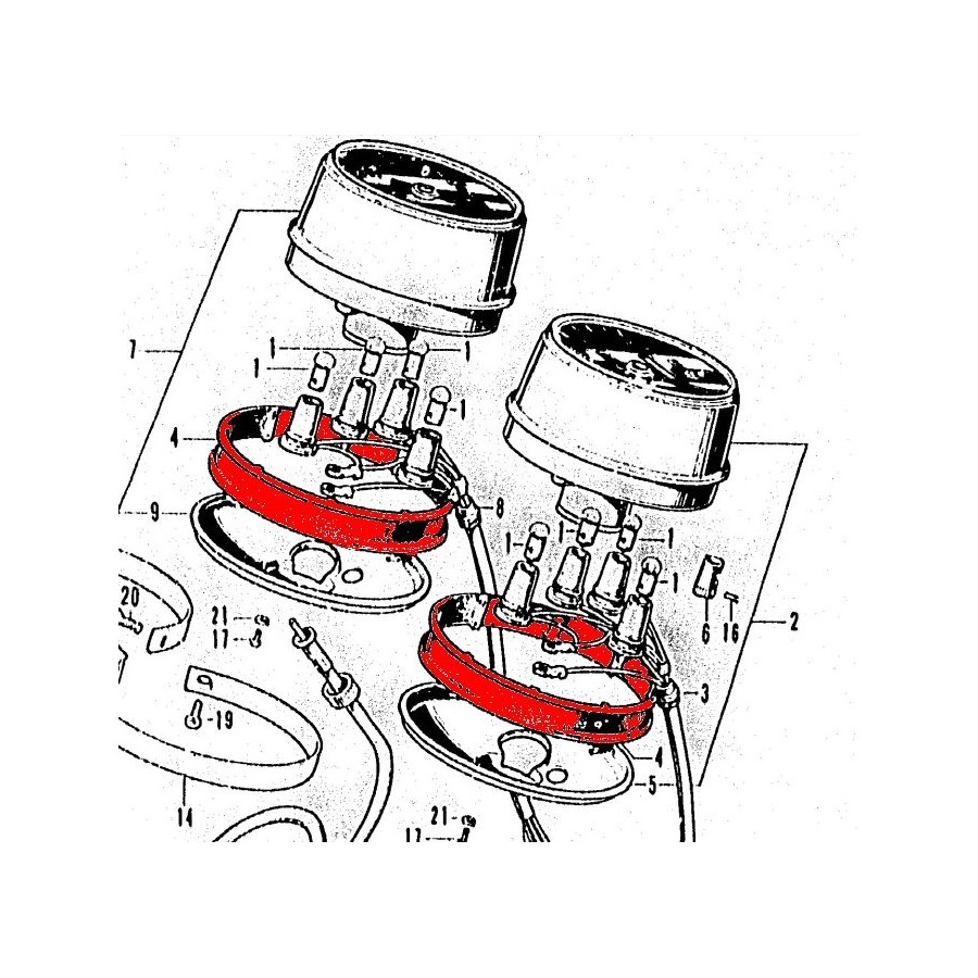 Service Moto Pieces|Pipe d'admission - Joint (x4) - CB750 K0 - K6 - F1|Pipe Admission|51,20 €