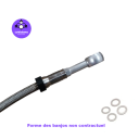 Frein - Durite aviation - Arriere - ZZR 1100 C - (ZXT10C) (90-92)