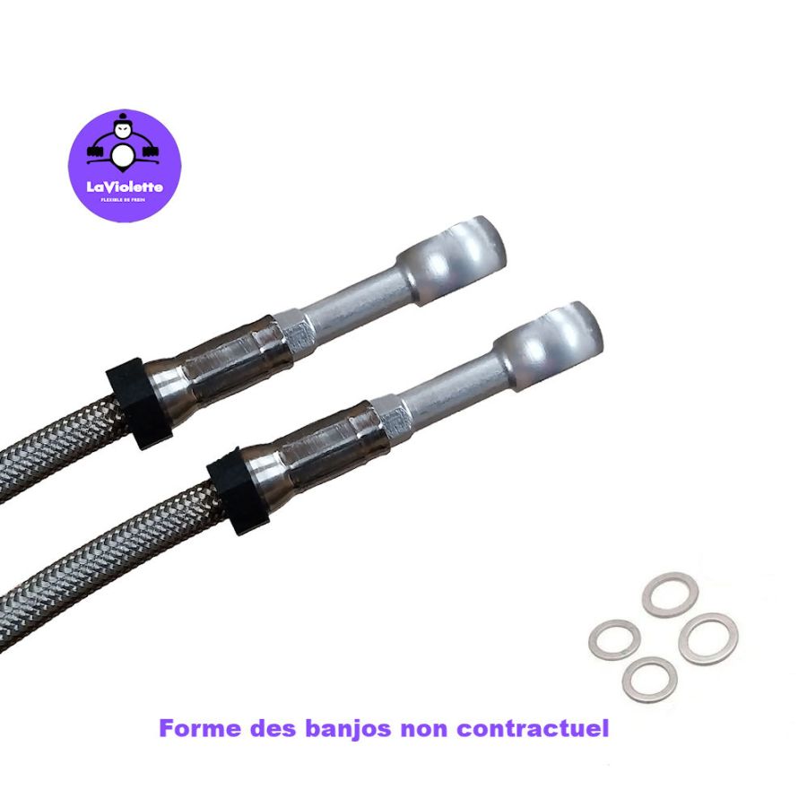 Frein - Durite aviation - RACING - Avant - CB900 F (SC01-SC09)