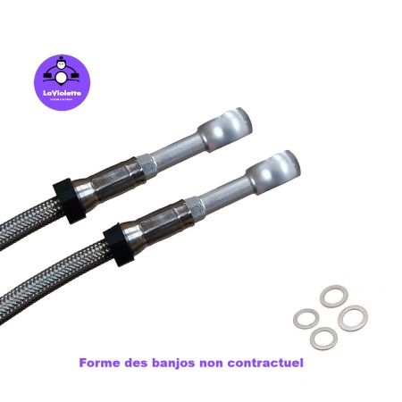Frein - Durite aviation - RACING - Avant - CB900 F (SC01-SC09)