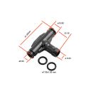 Carburateur, Raccord - TE de liaison - 16024-MZ2-E00 - CBR600, CBR900, CBR1000F, CBF600