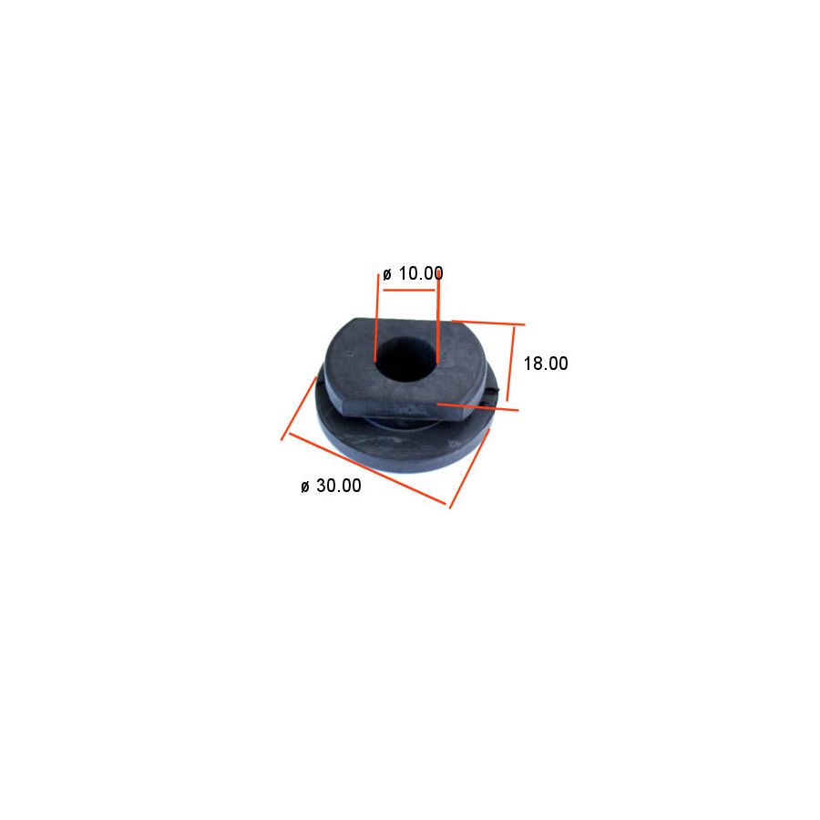 Silent-Bloc - rond - ø 12.00 x11.00 x23.5 mm - Ht 3.00