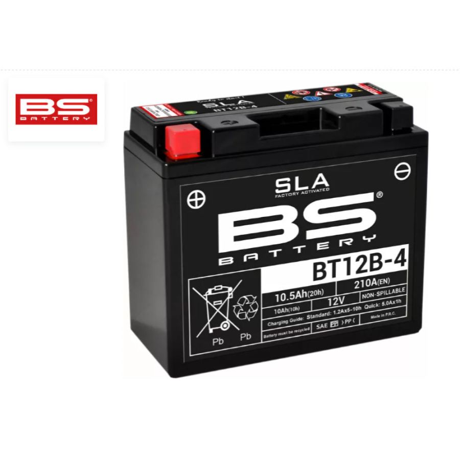 Batterie - Gel - 12V - BS - BT12B-4 SLA - 