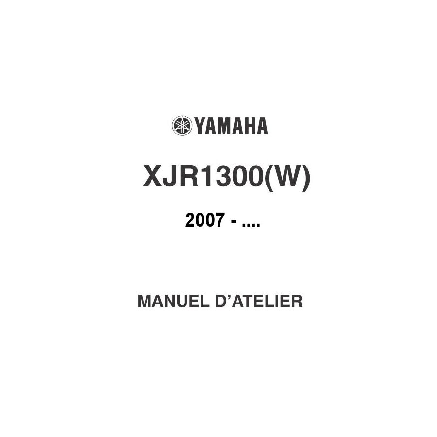 Manuel Atelier - Service Manual - YAMAHA  XJR 1300 (2007-... ),  Version PDF 