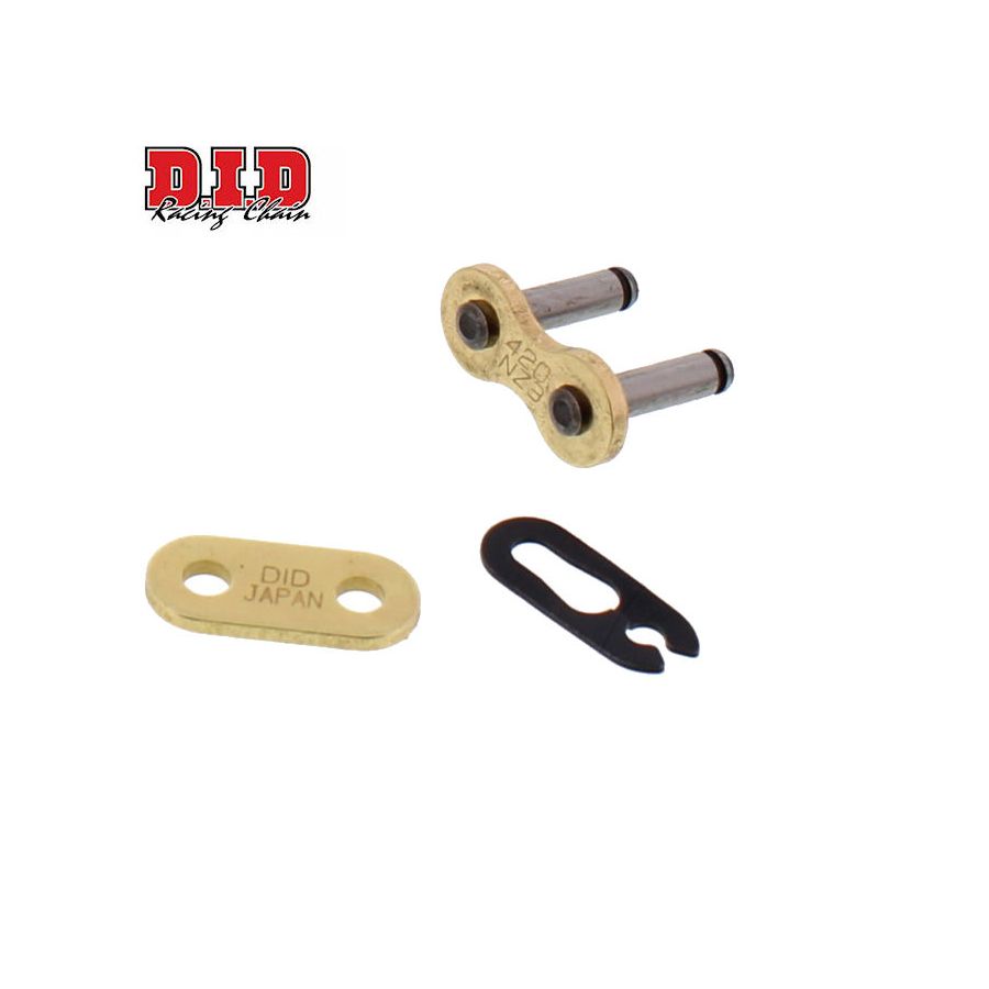 Transmission - Attache rapide - DID NZ 420 - Noir/Or - Maillons, Agrafe
