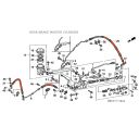 Frein - Durite aviation - Avant + Arriere - GL1500 Goldwing