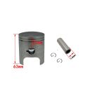 Moteur - Kit Piston + segment - (+0.75) - (ø 56.75mm ) - TS125R