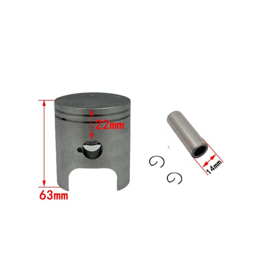 Moteur - Kit Piston + segment - (+1.00) - (ø 57.00mm ) - TS125R