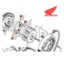 Demarreur - Roue libre - kit de refection - Galet, Ressort, Piston - CB450K, CB500T