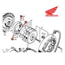 Demarreur - Roue libre - kit de refection - Galet/ressort/Piston - CB250K - CB450K - CB500T
