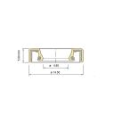 Compte tour - joint a levre, joint spi - sur couvercle culasse - 4.8x14.5x5.0mm