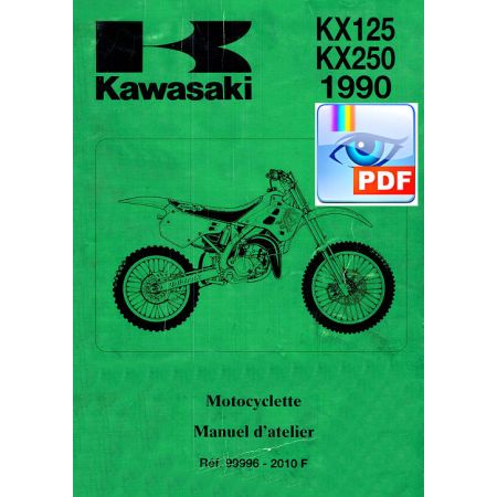Manuel Atelier - KX125, KX250 - 1990 - Version PDF