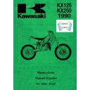 Manuel Atelier - KX125, KX250 - Edition 1990 - Version Papier non reliée