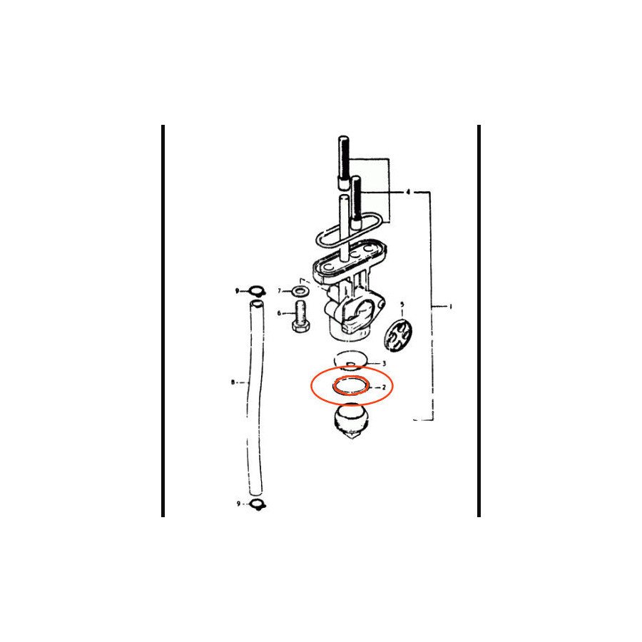 Robinet essence -  joint de robinet - ø18.50x2.00 - 44346-28070 