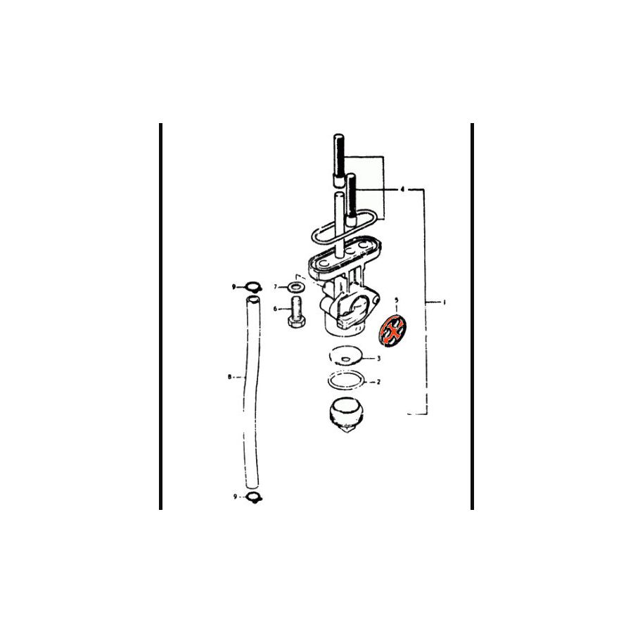 Robinet essence -joint de robinet - 44341-28070