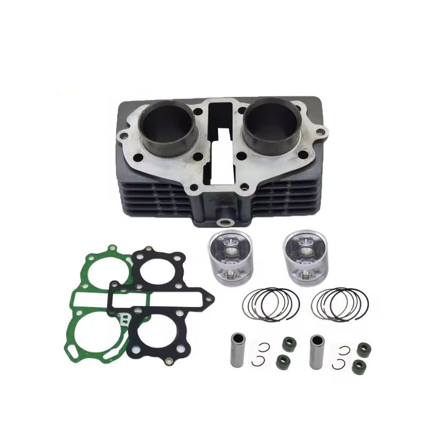 Moteur : Kit 125cm3 - bloc cylindre / Piston - ø 44mm - CB125 T - CM125C - CM125T - CA125 Rebel - CB125Td