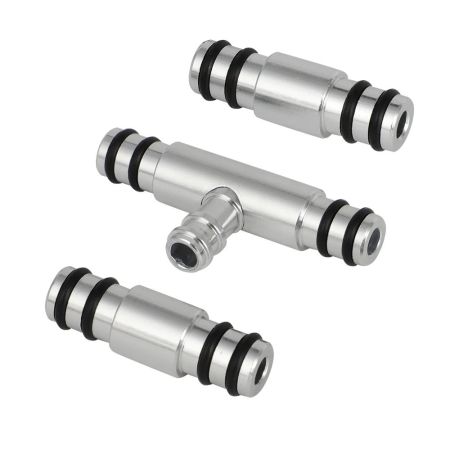 Carburateur - Raccord, tube, Té de liaison - (x3), Kawasaki - Suzuki - (KZ650 - Z900 - KZ1000 - ... - GS400 - ... -GS1000 - ..