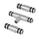 Carburateur - Raccord, tube, Té de liaison - (x3), Kawasaki - Suzuki - (KZ650 - Z900 - KZ1000 - ... - GS400 - ... -GS1000 - ..