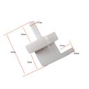 Filtre a essence - Coudé - ø int. 3.80mm / ext. ø 7.20mm
