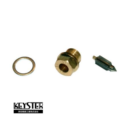 Carburateur - Siege + Pointeau - Honda-Kawasaki-Suzuki-Yamaha - ø 2.30 - Filetage M9