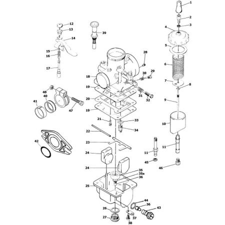 Carburateur - Mikuni - VM18 - 144 - (VM18/144)