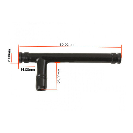 Carburateur - Té de liaison - (x1) - VF1000F - VT750 - VFR750 ...- ....