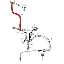 Frein - Durite Avant CB ... Four - cote maitre cylindre - 400mm