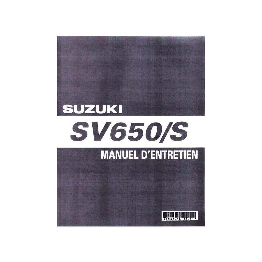 Manuel Atelier - Service Manual - Suzuki SV650 - Version PDF