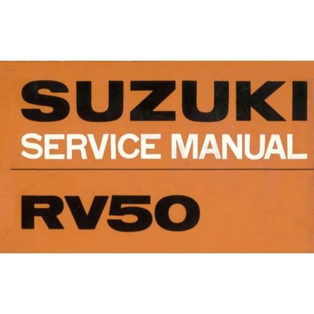 Manuel Atelier - Service Manual - Suzuki RV50 - Version PDF en Anglais 