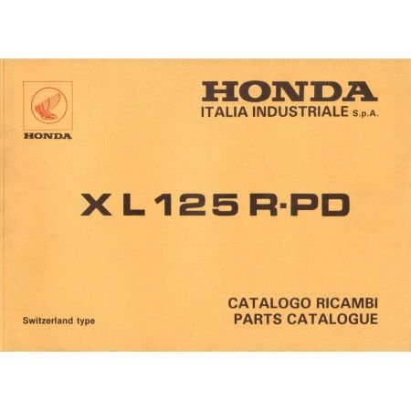 Liste de pieces - Parts List - XL125 R - Version - informatique - Format PDF