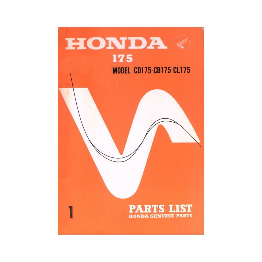 Liste de pieces - Parts List - CB175 - Version - informatique - Format PDF