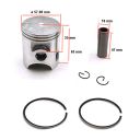 Moteur - Kit Segment + Piston - (+1.00) - ø 57.00mm - DT125 - RD125