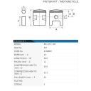 Moteur - Piston - (+0.00) - ø43.00mm - RD125DX - 466-11631-01-