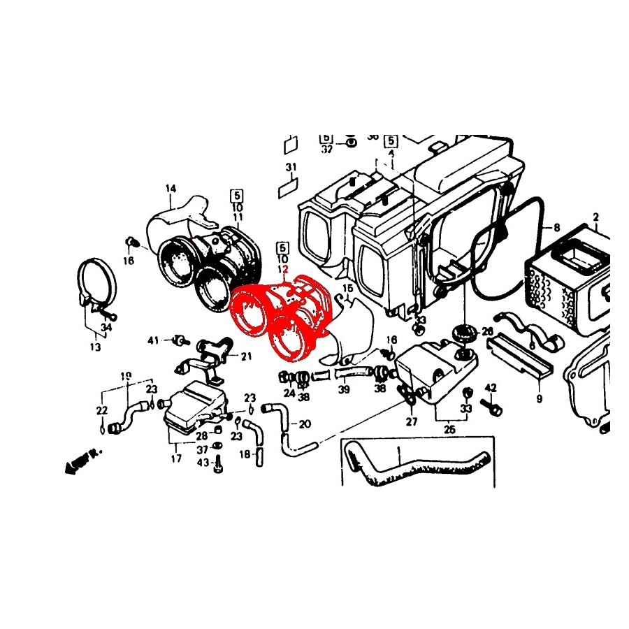 Service Moto Pieces|1985 - CBX 750 Fe