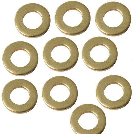 Rondelle - plate (x10) - 5x10x0.5 mm - 