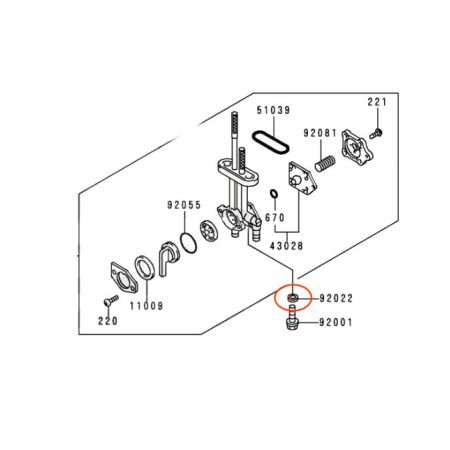 Reservoir, Robinet essence - rondelle etanche 6.2x11.0x1.5 mm - 92022-183