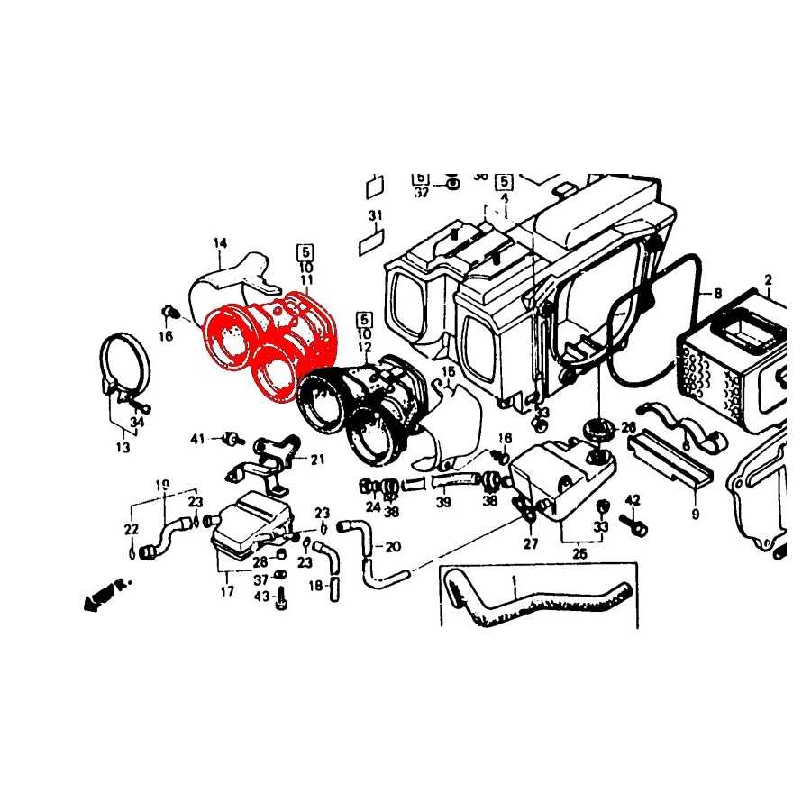 Service Moto Pieces|1985 - CBX 750 Fe