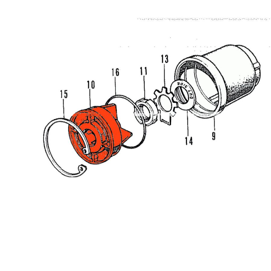 copy ofMoteur - Pompe a huile - Turbine - CB250 - CB350K