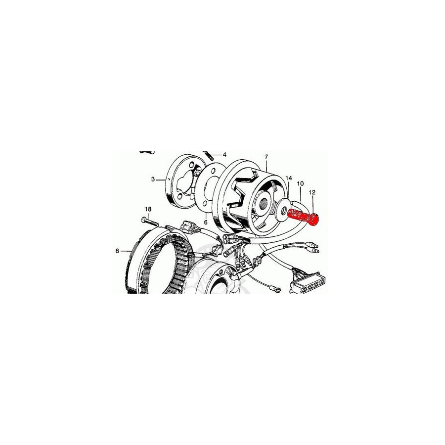 Service Moto Pieces|Alternateur - Kit Charbon - Droite + Gauche|alternateur|17,90 €