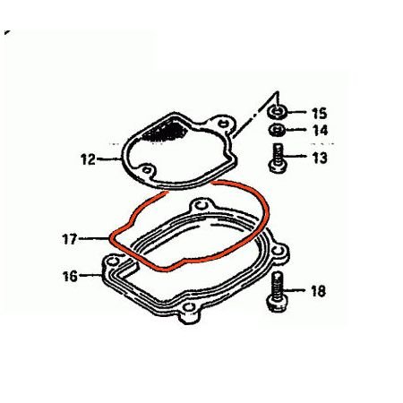 Moteur - Joint de carter d'huile - 16528-38A00 - DR750, 800, VS600, 750, VX800, ....