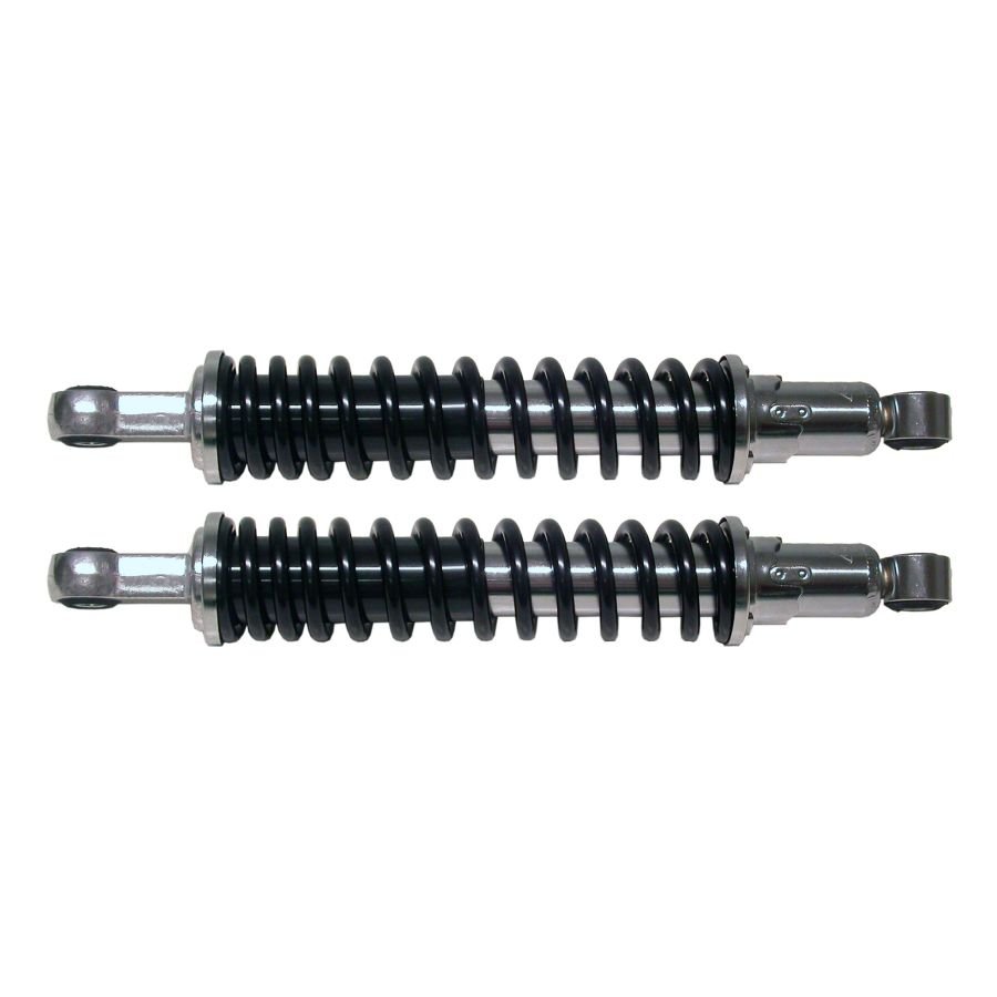 Amortisseur - 330mm - Chrome  - Oeillet ø 12mm  - Oeillet ø10mm