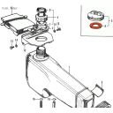 Reservoir - Joint de bouchon - ST70 - C50, C70, C90, 17631-096-701