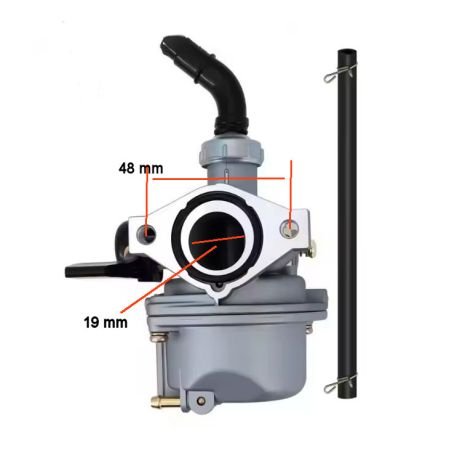 Carburateur - Complet ø 19mm - Starter manuel - (PZ19)