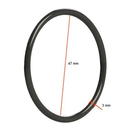 Moteur - Pompe a huile - Joint torique - 47.00 x3.00 mm