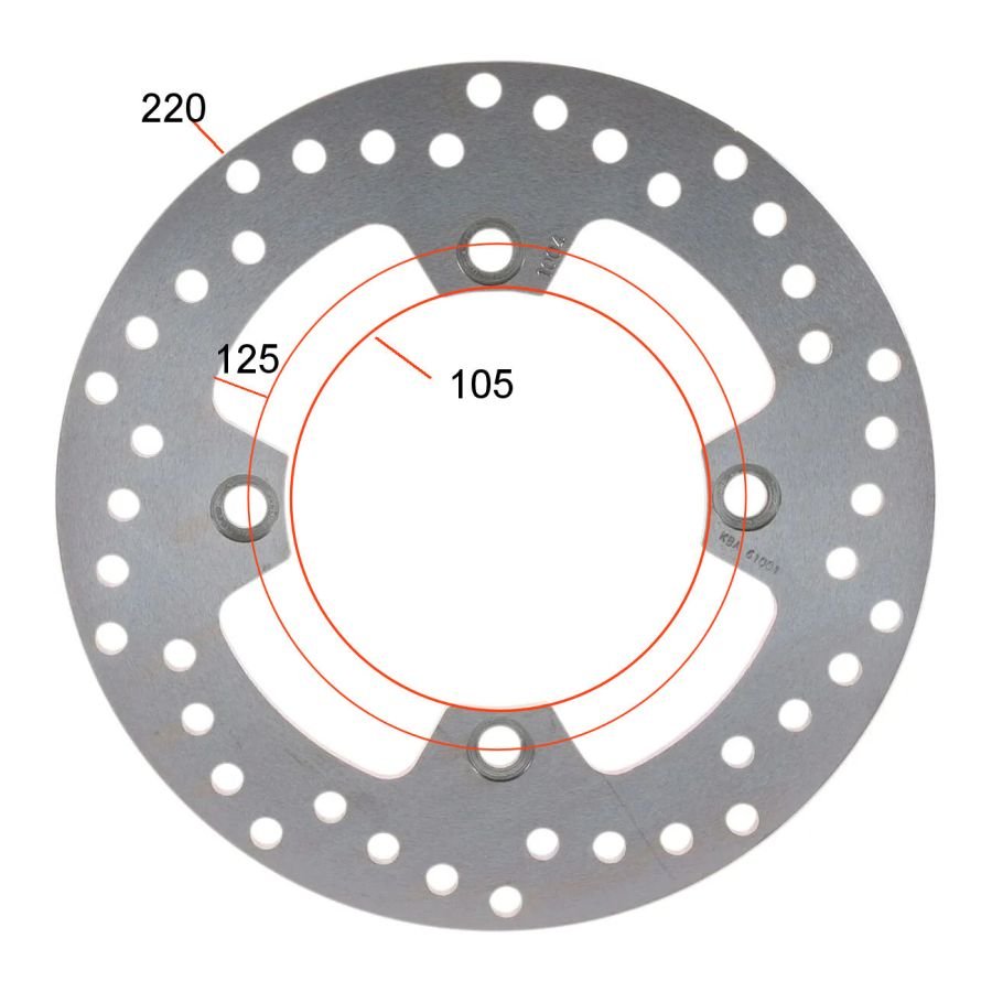 Frein - Disque - Arriere - EBC - CBR 250, 400, 600, 900 - ... - Hornet - VTR250/1000
