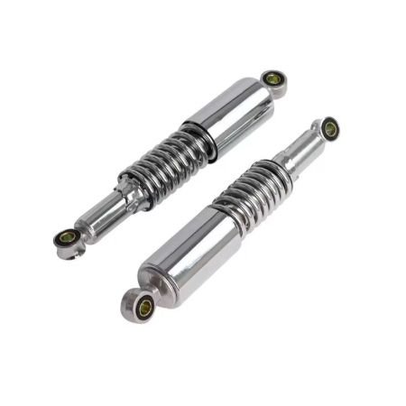 Amortisseur - 350mm - Chrome - Oeillet 12, Oeillet 12- CG125