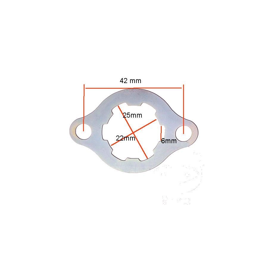 Transmission - Rondelle fixation- Pignon sortie boite - 42 mm