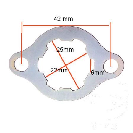 Transmission - Rondelle fixation- Pignon sortie boite - 42 mm