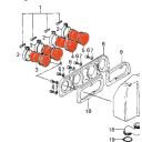 Filtre a Air, Manchon de liaison, Carburateur - - 14073-1022, 14073-1023, 14073-1024 - KZ900, Z1 900, KZ1000 a